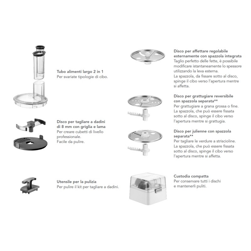 Accessori per Robot da cucina artisan food processor - Nella ... Accessori per Robot da cucina artisan food processor - Nella ...