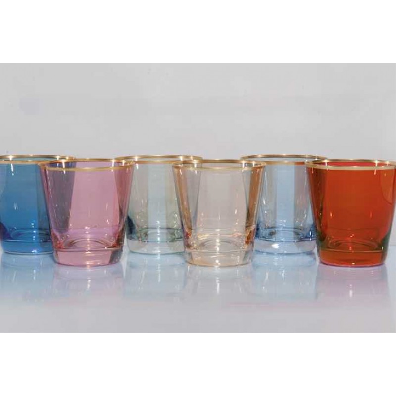 Evviva bicchieri in pasta di vetro Miba calici Arlecchino set 6 pz -  SweetHomeShop