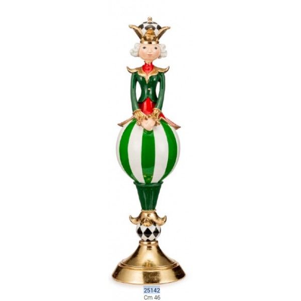 Regina su palla verde