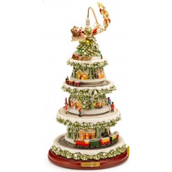 Carillon natalizio albero 4 piani