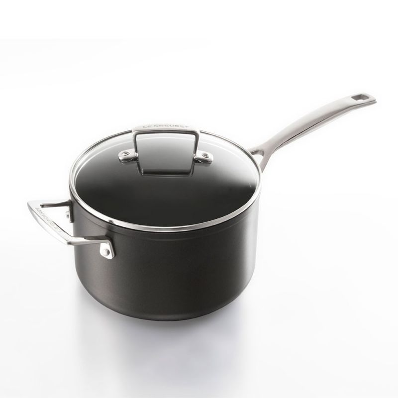 Le Creuset Set Di Pentole Antiaderenti Rinforzate PRO 13 Pezzi - Alluminio Anodizzato, Adatto A Forno E Lavastoviglie