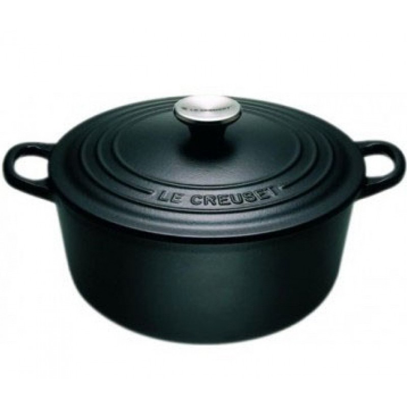 Le Creuset - Casseruola in ghisa smaltata, 2-3/4-Quart, con manico in ferro, colore: Fiamma