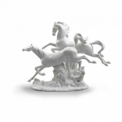 Statua Cavalli in corsa